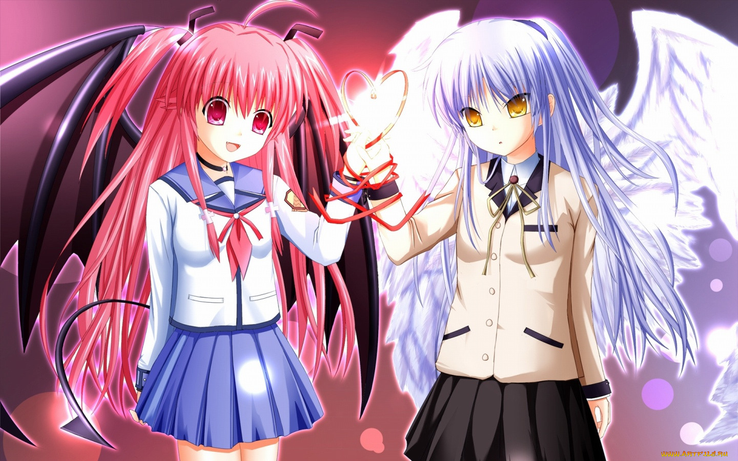 Обои Angel Beats Аниме Angel Beats!, обои для рабочего стола, фотографии  angel, beats, аниме Обои для рабочего стола, скачать обои картинки заставки  на рабочий стол.